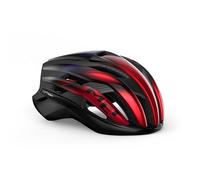 MET Trenta 3k Carbon MIPS Cyclisme Hel Unisexe, Rouge Brillant irisé, M