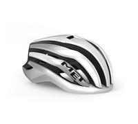 MET Trenta Casque 3K Carbon MIPS, Sport, Blanc/Argent (MMulticolore), Taille Unique