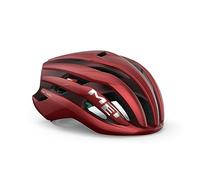 MET Trenta MIPS Vélo Hel Unisexe, Dahlia Rouge Mat, L