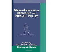 Meta-Analysis In Medicine And Health Policy
