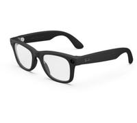 Ray - Ban Unisex Ray - Ban Meta RW4012 Wayfarer 601SSB - GEN 2 Montures optiques Injecté Noir Transparent Carré Anti-lumière bleue Antireflet