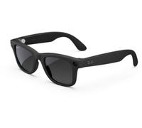 Ray-Ban Lunettes connectées Wayfarer (large Gen 2) — Noir mat, verres dégradé graphite polarisés