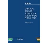 Meta-Net Strategic Research Agenda For Multilingual Europe 2020