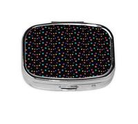Meta Pilulier à 2 compartiments pour confettis et étoiles, organiseur portable