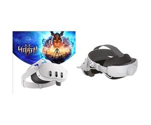 Meta Quest 3 512GB & Passez la Souris sur l'image pour zoomer Venom Power Strap pour Meta Quest 3 - Sangle de tête rembourrée avec Batterie Externe intégrée