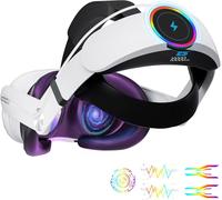 Meta Quest 3/Quest 3s Rgb Head Strap With 10000 Mah Battery For Oculus Quest 3/3s Accessories,Adjustable Headband Quick Charge Elite Strap,Extended Play Time