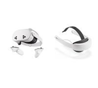Meta Quest 3S 128 GB Headset + Sangle Élite avec Batterie