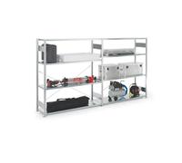 META Rayonnage à grands compart. à emboîter H2000xl1700xP600 mm étagère d’ext...