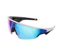 Meta Vanguard - Lunettes connectées IA Oakley Prizm Sapphire, Blanc (Verre Polarisé)