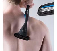 Metablade Rasoir de dos pour homme - Rasoirs à long manche pour cheveux et corps - Lames ultra larges remplaçables, rasage à sec ou humide