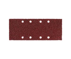 Metabo 10 feuilles abrasives 93 x 230 mm, P 80, bois+métal, qualité extra, perforées, pour fixation par pince, pour ponceuse vibrante metabo Quantité:10