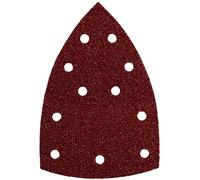 Metabo Feuille de ponçage Classic Delta perforée 100×150 mm pour bois Fixation velcro Grain P120