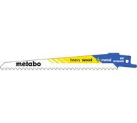 Metabo 100 Lames de scie sabre " heavy wood + metal " 150 x 1,2 5mmBiM3,2 mm/ 5,1 TPI"