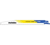 Metabo 2 lames de scie sabre " universal wood + metal " 200 x 1,25 mmBiMprogressive"