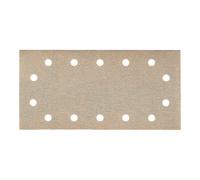 Metabo 25 feuilles abrasives auto-agrippantes 115 x 230 mm, P 60, série « professional », pour peinture, vernis, mastic, pour ponceuse vibrante metabo Quantité:25