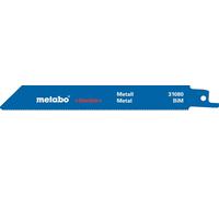 Metabo 25 lames de scies sabres, métal, flexible, 150 x 0,9 mm