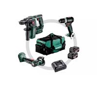 Metabo 3.1.1 18V Li-ion Ensemble Combiné 3 Pièces (2x Batterie 4.0Ah) Dans Un Sac