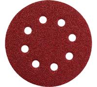 Metabo "Professional" Papier abrasif avec velcro pour bois et métal 125 mm 5 pieces 63122