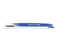 Metabo 5 lames de scie sabre « flexible fast metal » 225 x 1,1 mm - 626567000