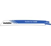 Metabo 626567000 LAMES DE SCIE SABRE FLEXIBLE FAST METAL Longueur lame de scie 225 mm 5 pc(s)