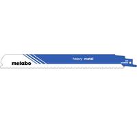 Metabo 5 lames de scie sabre " heavy metal " 225 x 1,1 mm2,5+3,2 mm/ 8+10 " TPI