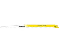 Metabo 5 Lames de scie sabre "precision wood" 300 x 1,25 mm, HCS, 4,0 mm/ 6 TPI 5 pces
