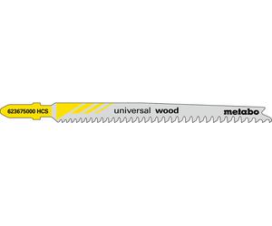 Metabo 5 lames de scies sauteuses, bois, pionier, 91 mm 623675000