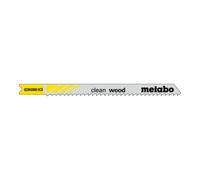 Metabo 5 lames de scies sauteuses U, bois, série "professionel", 82/ 2,5 mm, HCS, tige universelle metabo Quantité:5