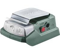 metabo 600298000 - Lampe de Poche et Chargeur connection USB (pour Batterie) PowerMaxx PA 12 Noir