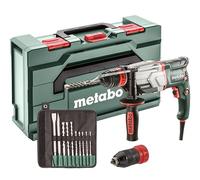 Metabo UHE 2660-2 Combihamer Quick Set SDS-plus avec jeu de perceuse et burin 10 pièces dans le coffret - 800W - 2.8J