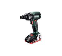 metabo 602205800 - Visseuse à Chocs sans Fil sans Balais 18V / 2x LiHD 4,0 Ah Li-Ion SSW 18 LTX 400 BL 1/2 "avec étui Couleur