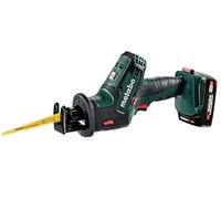 Metabo Scie sabre sans fil SSE 18 LTX Compact metabo, Coffret, 18V 2x2Ah Li-Ion + ASC 55 Quantité:1