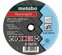Metabo Novorapid Disque a tronçonner 180 x 1,5 x 22,23 Inox, TF 41 616273000