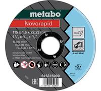Metabo 616315000 Disque à tronçonner 115 mm 25 pc(s) Tôle