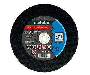 METABO 616327000 - Disco de tronzar Flexiamant Super A30-R Metal A 30 - R Ø 350 x 3,0 x 25,4 mm (Envase de 1 Ud)