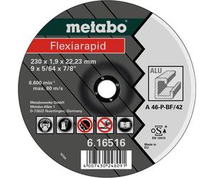 Metabo 616513000 Disque à tronçonner 125 mm 25 pc(s) aluminium, Métaux non ferreux, cuivre, laiton, bronze
