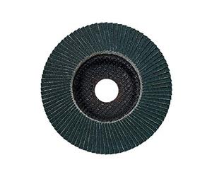 METABO 624244000 - Disco abrasivo de láminas Corindón circonio Inox-Metal oblicuo 115 mm grano 80 (Envase de 10 Ud)