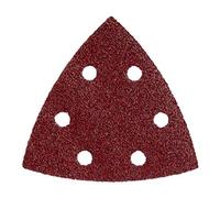 METABO 624985000 - Hojas de lijar Professional para madera y metal 6 perforaciones enganche velcro 93 x 93 mm grano P 180 (Envase de 25 Ud)