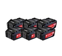 Set de 6 x batteries Li-Power 18 V - 5.2 Ah - METABO - 625152000