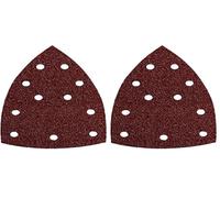METABO 625605000 - Hojas de lijar Classic para madera 11 perforaciones enganche velcro 100 x 150 mm grano P 80 (Envase de 10 Ud) (Lot de 2)