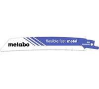 Metabo 626568000 LAMES DE SCIE SABRE FLEXIBLE FAST METAL Longueur lame de scie 150 mm 5 pc(s)