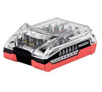 Metabo Jeu d'embouts 626696000 – 32 pièces, Phillips, Pozidriv, vis à fente, TORX intérieur