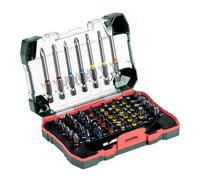Metabo Coffret d'embouts SP 626702000 – 56 pièces (fente, Phillips, Pozidriv, 6 pans intérieurs)