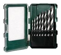 Metabo 626705000 Jeu de forets pour le bois 8 pièces 3 mm, 4 mm, 5 mm, 5.5 mm,