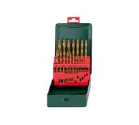 Metabo Jeu de forets HSS 627156000 pour métal – 19 pièces (1–5,5 mm)