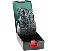 Metabo 627667000 Jeu de forets pour le métal 25 pièces 1 mm, 1.5 mm, 2 mm, 2.5