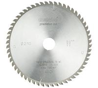 METABO 628040000 - Hoja de sierra metal duro HW/CT Precision Cut 210 x 30 mm dientes 56 WZ