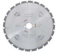 METABO 628222000 - Hoja de sierra HW/CT 254 x 2.4/1.8 x 30 Dtes = 60 W 5º NEG.