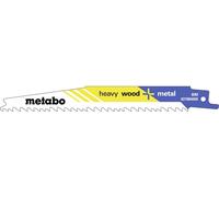 Metabo 628259000 LAME DE SCIE SABRE HEAVY WOOD + MÉTAL Longueur lame de scie 150 mm 100 pc(s)