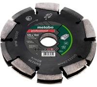 Metabo 628298000 Fraise à rainurer Carbure de tungstène Dimension produit, Ø 125 mm Diamètre de tige 22.23 mm 1 pièce